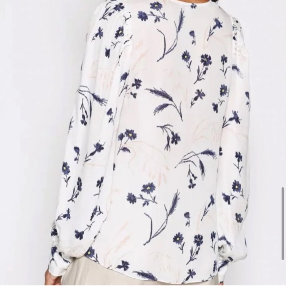 Joie Yadra Silk Blouse XXS - Picture 4 of 10